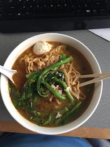 Satey Egg Noodle Soup