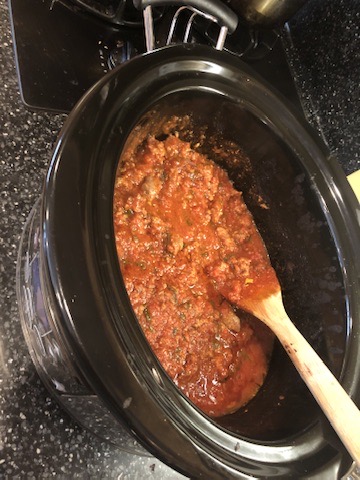 Home grown tomato for Marinara